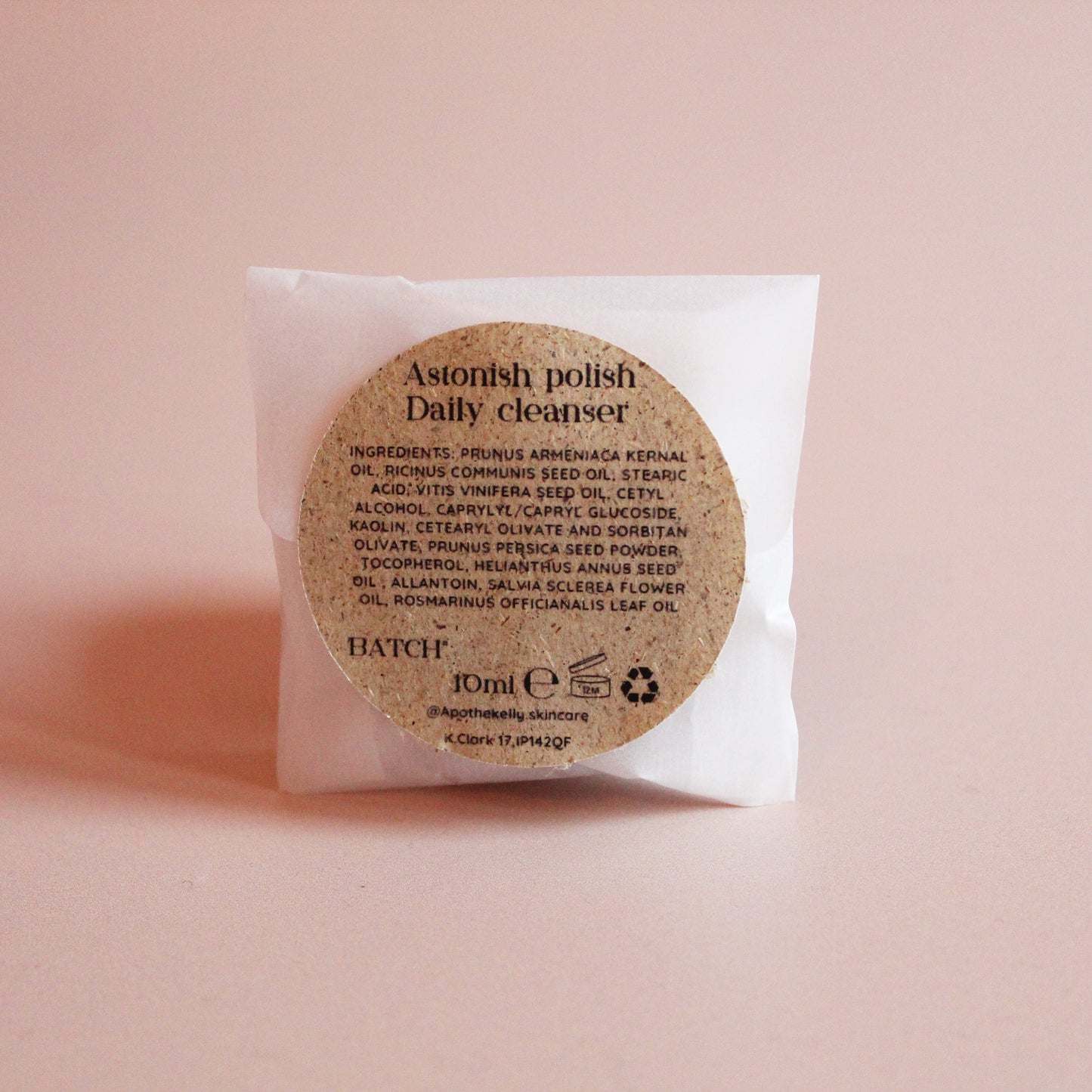 Daily Facial cleansing Balm for spot prone skin