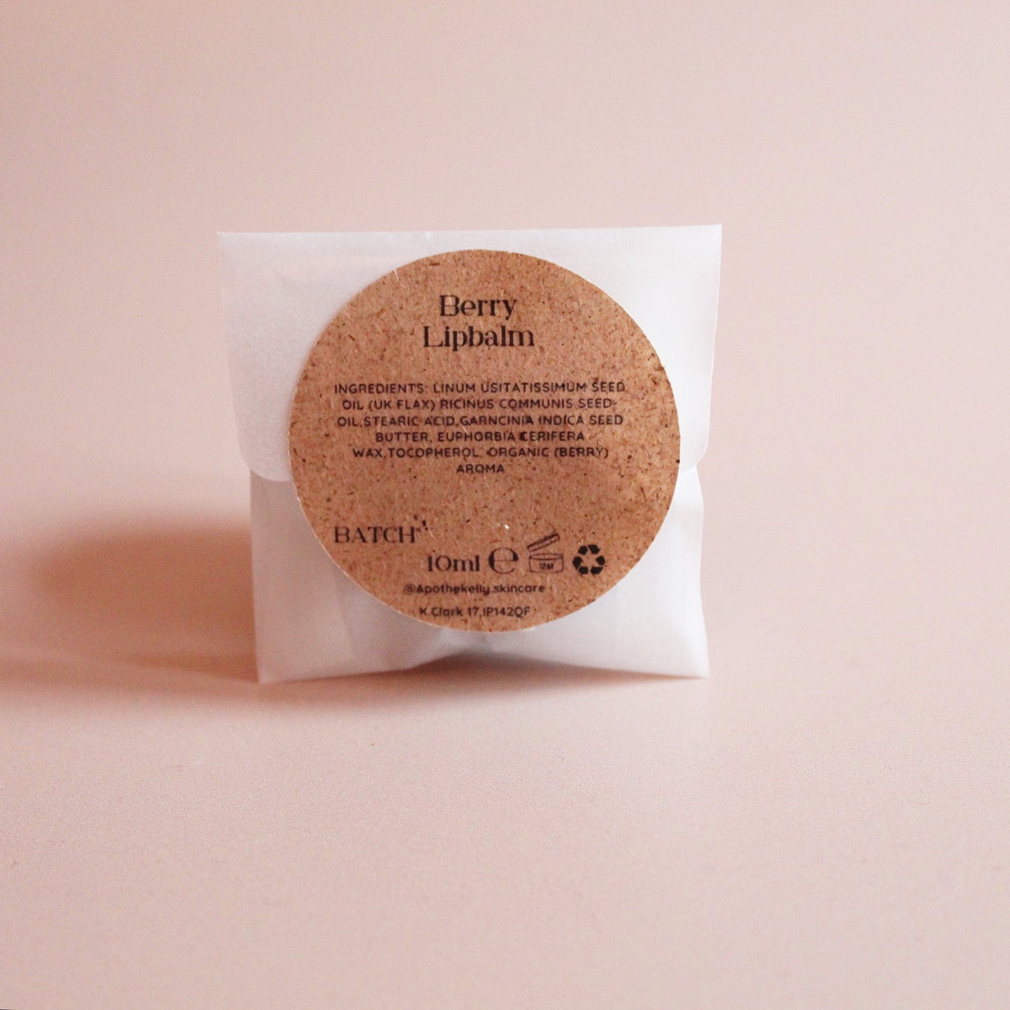 Moisturising UK Vegan Lip balm