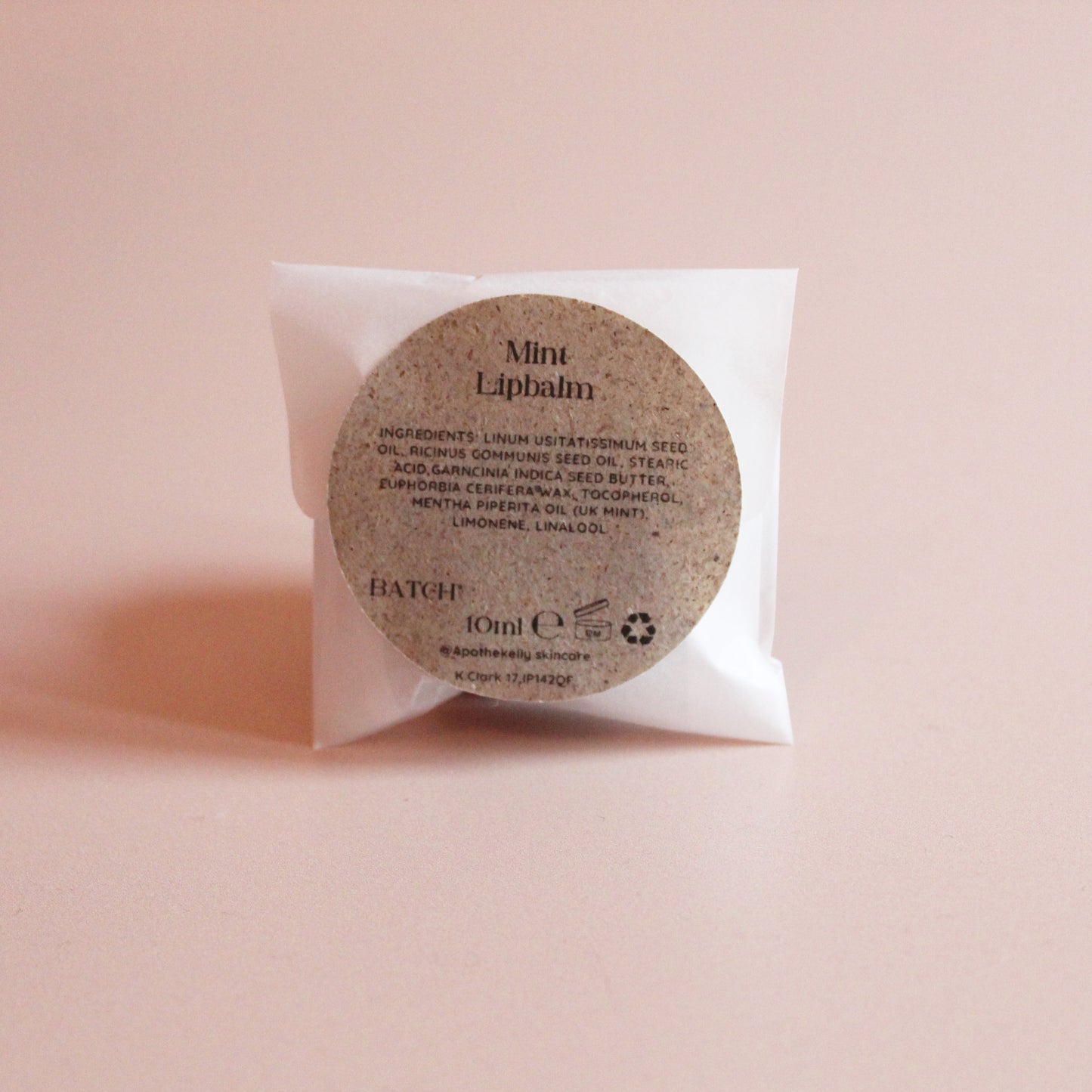 UK Mint Vegan Cruelty free Lipbalm