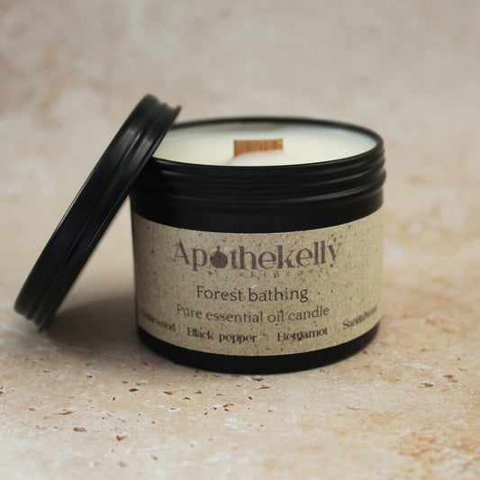 Forest bathing pure essential oil candle