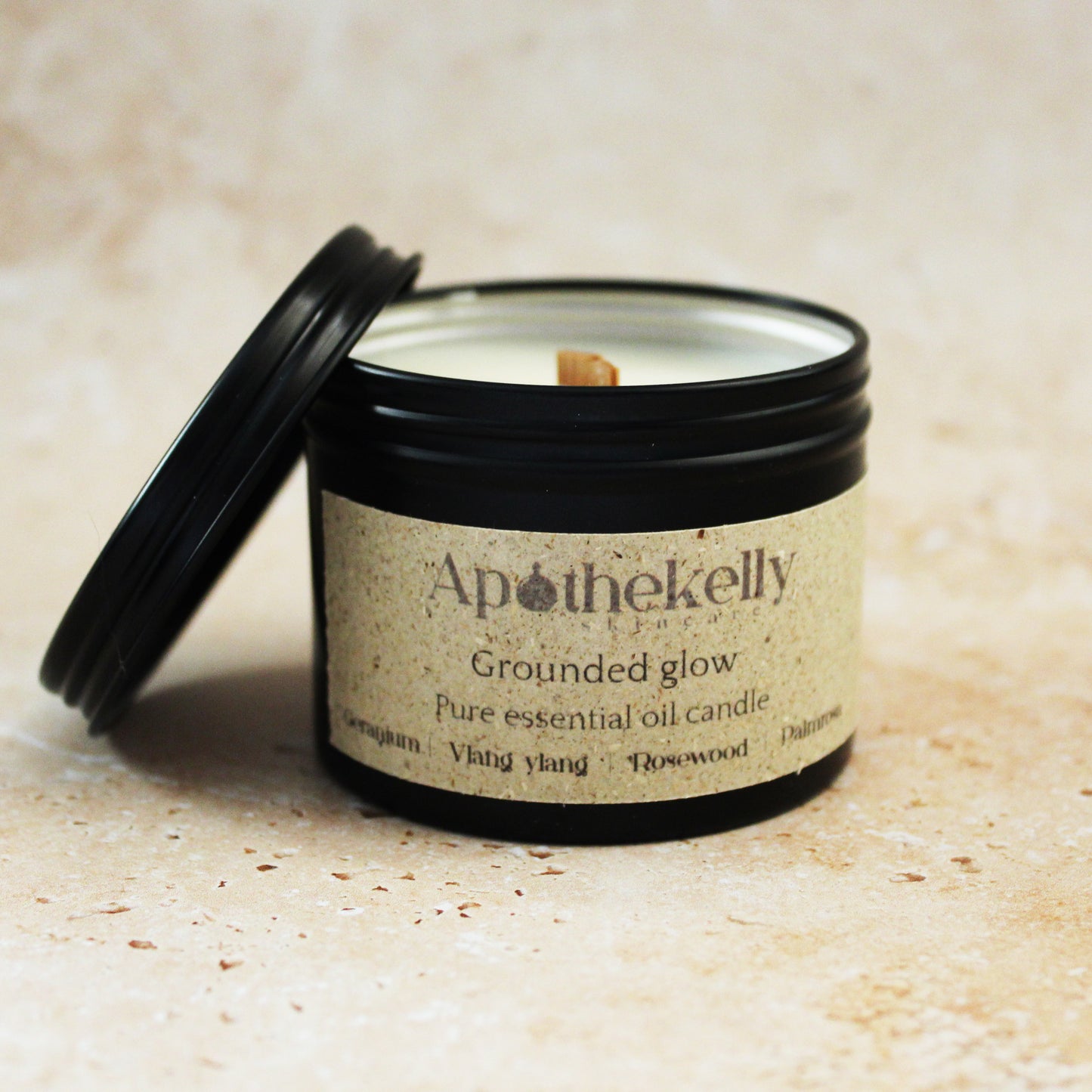 Grounded glow pure essential oil candle